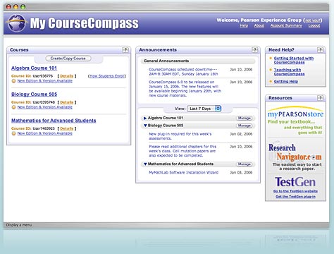 CourseCompass Portal