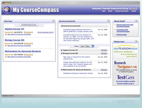 CourseCompass Portal